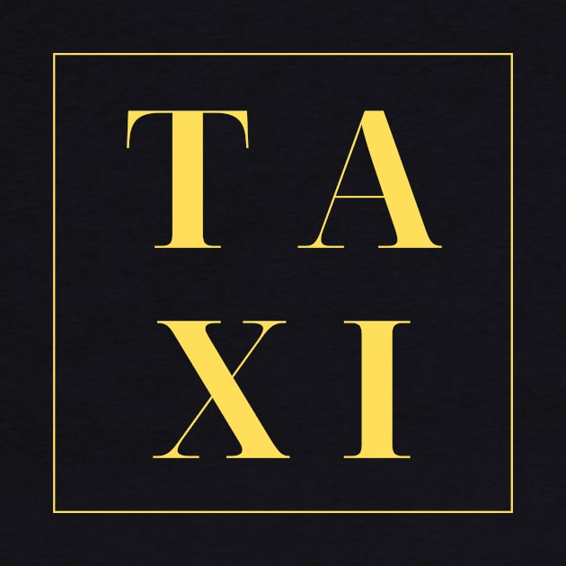 Yellow Taxi Logo by RoadTripWin